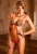 Leopard-rosafärgad Push Up-BH