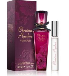 Christina Aguilera Violet Noir Gift Set 30ml Edp Spray + 10ml Edp Rollerball