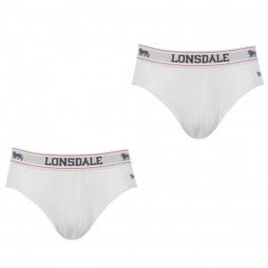 Lonsdale Brief kalsonger 2-pack vit Lonsdale Brief kalsonger 2-pack vit