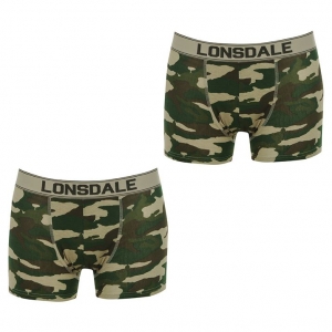 Lonsdale Trunk kalsonger kamouflage 2-pack Lonsdale Trunk kalsonger kamouflage 2-pack
