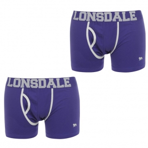 Lonsdale Trunk kalsonger lila 2-pack Lonsdale Trunk kalsonger lila 2-pack