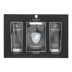 Lamborghini Mitico Gift set 125ml edt + 100ml Shower Gel + 100ml After Shave Balm